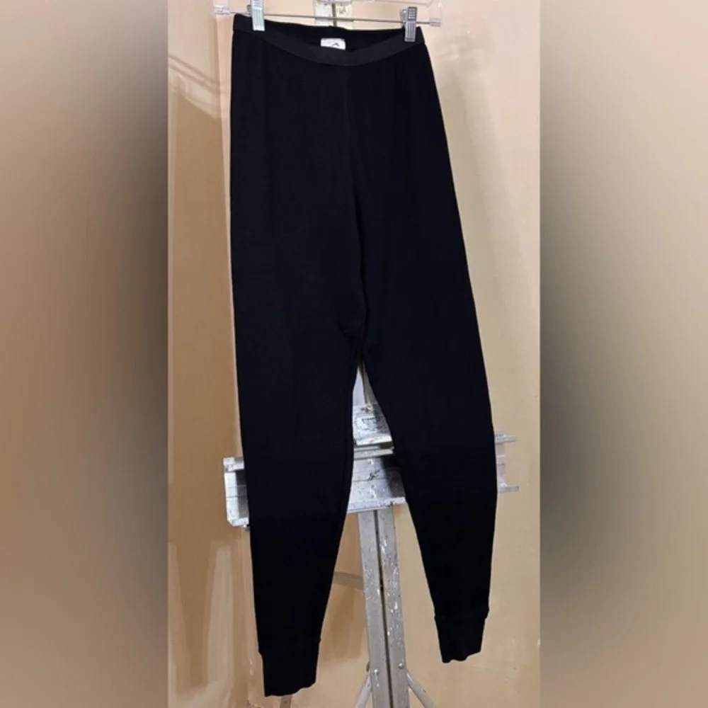 Polar Edge Black Jogger Style Thermal Pants Womens Sz Medium